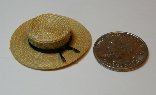 Miniature Shaker Straw Hat