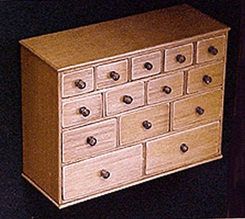 Miniature Shaker Inspired Herb Chest