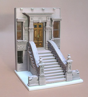 The New York Brownstone Miniature Free standing sculpture