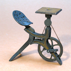Antique Miniature Bicycle Router - Miniature Antique Pedal Tools
