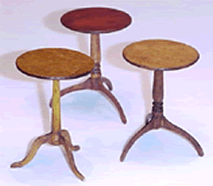Miniature Shaker Round Top Candle Stand