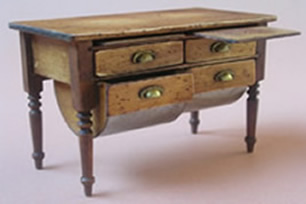 Miniature Country Dough Table