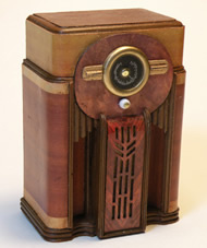 Miniature 1940 Zenith Console Radio