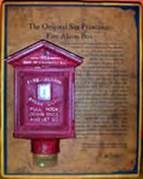 Miniature San Francisco Fire Alarm Box