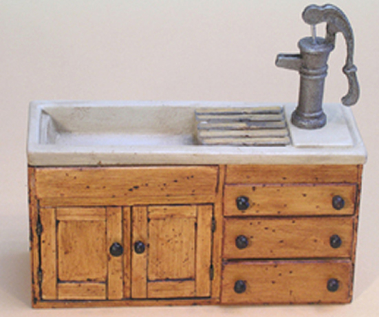 Miniature Shaker Country Kitchen Sink