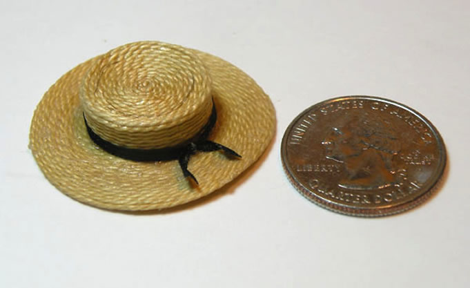 The Miniature Shaker Straw Hat