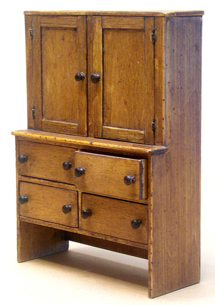 Miniature Shaker Herb Cupboard #80 circa 1825