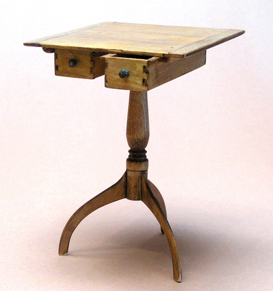 Miniature Shaker Sewing Table with Drawers
