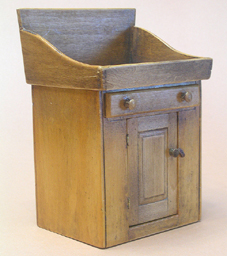 miniature Shaker and Country primitive furniture, antique globes, typewriters, radios, washing machines