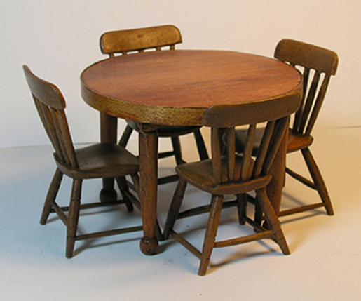 Shaker Inspired Miniature Round Dining Table