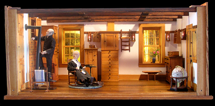 Miniature Shaker Furniture and Room Box Workshops - The Shaker Great Room