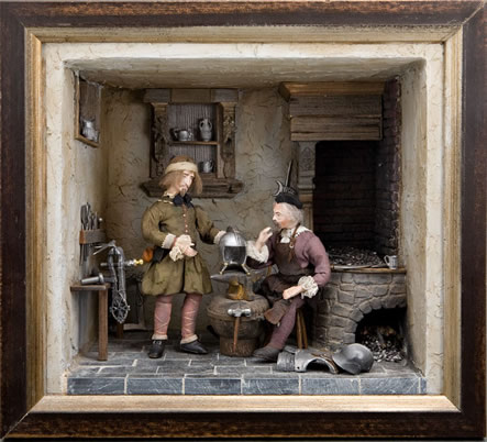 "A Bad Job" Miniature Gallery Art Reproduction