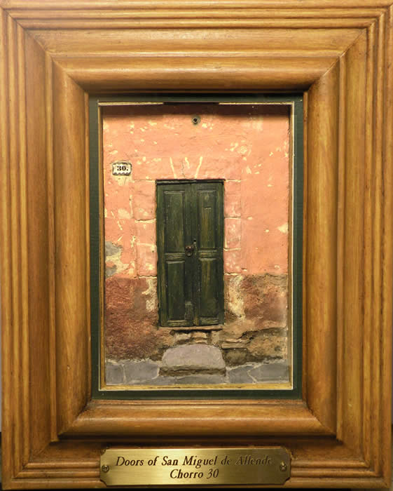 Framed Miniature Doors of San Miguel de Allende