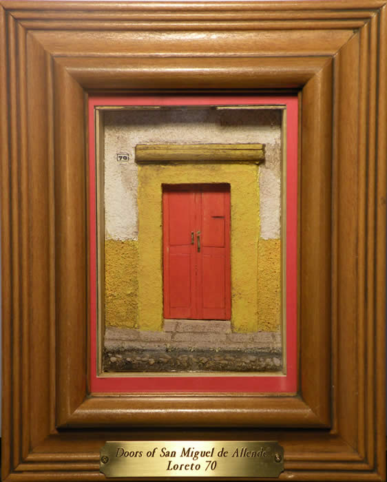 Framed Miniature Doors of San Miguel de Allende