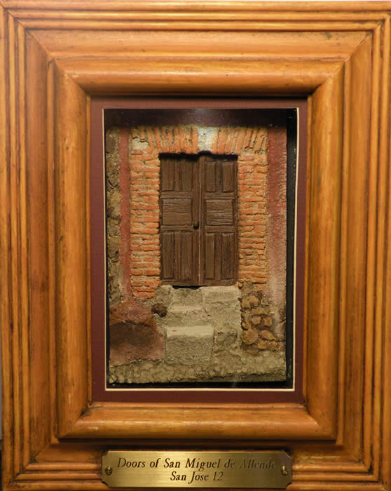 Framed Miniature Doors of San Miguel de Allende