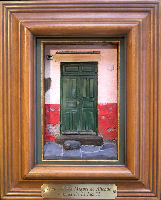 Framed Miniature Doors of San Miguel de Allende