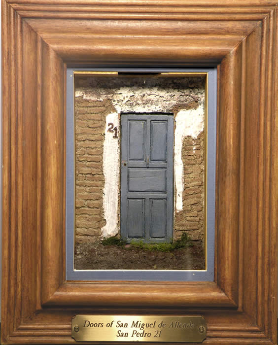 Framed Miniature Doors of San Miguel de Allende