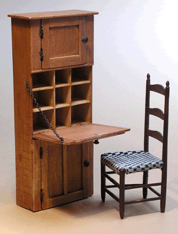 Miniature Shaker Wall Desk