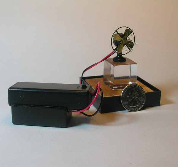 Miniature 1906 Westinghouse Table Fan - Miniatures from Shaker Works West
