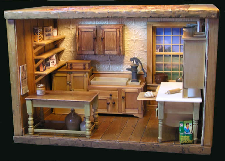 Miniature Shaker Furniture and Room Box Workshops